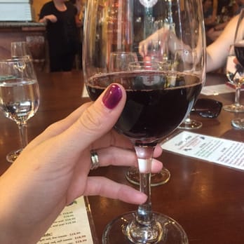 D'vine Wine - Half drank glass of Cab - Beer, Wine & Spirits Near Me - Manitou Springs, Colorado