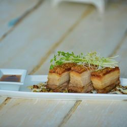 Willow Dining - Slow Cook Crispy Pork Belly in Quinoa Tabouleh