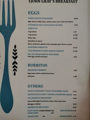 Menu photo 4 John Gray's Kitchen Puerto Morelos, ROO Menu photo 4 John Gray's Kitchen Puerto Morelos, ROO