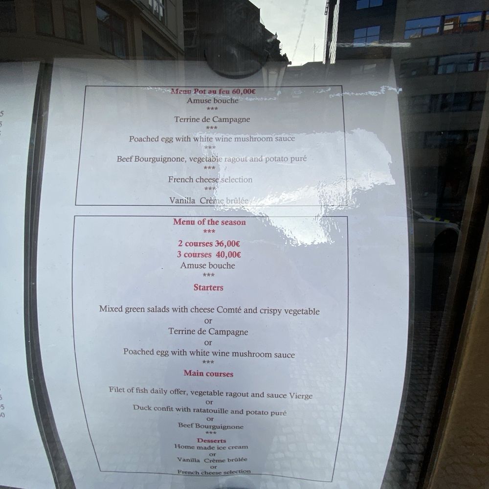 Pot Au Feu - Menu 2025 - French Near Me - Prague, Puerto Rico