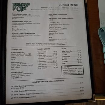 Boomtown Cafe - Menu, 2 of 3, September 2025 - Cafes Near Me - Saskatoon, Saskatchewan