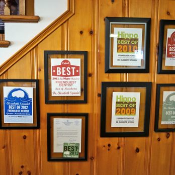 Spindel General and Cosmetic Dentistry - Friendliest dentist awards from the Hippo! - General Dentistry Near Me - Manchester, New Hampshire Spindel General and Cosmetic Dentistry - Friendliest dentist awards from the Hippo! - General Dentistry Near Me - Manchester, New Hampshire