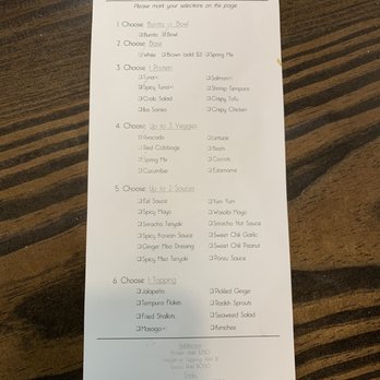 Poke Burri Raleigh - Menu - Poke Near Me - Raleigh, North Carolina Poke Burri Raleigh - Menu - Poke Near Me - Raleigh, North Carolina