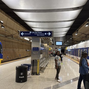 Metro Transit - Terminal 1 station at the airport - Public Transportation Near Me - Minneapolis, Minnesota