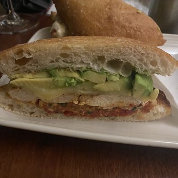 The Hilltop - Avocado, chicken and sun dried tomatoes ciabatta sandwich - New American Near Me - Edina, Minnesota The Hilltop - Avocado, chicken and sun dried tomatoes ciabatta sandwich - New American Near Me - Edina, Minnesota