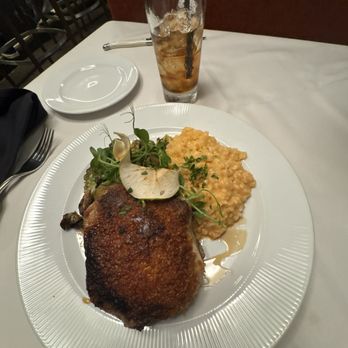 Montrio - Roasted Double-Cut Kurabuta Pork Chop 'Snake River Farms - New American Near Me - Monterey, California