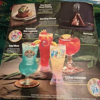 Rainforest Cafe - Menu 10/30/22 - American Near Me - Auburn Hills, Michigan Rainforest Cafe - Menu 10/30/22 - American Near Me - Auburn Hills, Michigan