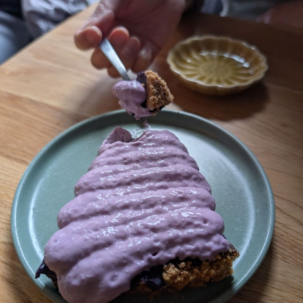 Naks - Ube cheesecake - Filipino Near Me - New York, New York