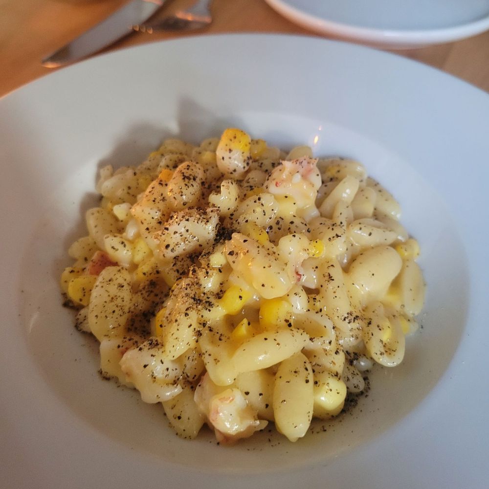 I Cavallini - malloreddus with shrimp and corn - Italian Near Me - Brooklyn, New York I Cavallini - malloreddus with shrimp and corn - Italian Near Me - Brooklyn, New York
