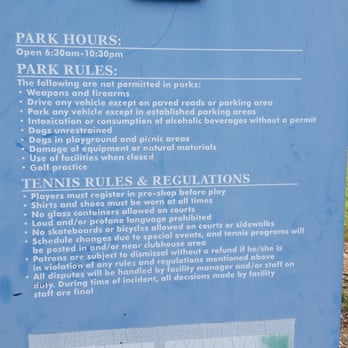 Renaissance Park - Rules - Tennis Near Me - Charlotte, North Carolina Renaissance Park - Rules - Tennis Near Me - Charlotte, North Carolina