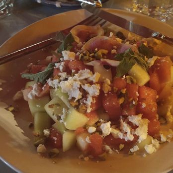 Papille Gustative - This was the watermelon and feta salad and absolutely delicious. - Coffee & Tea Near Me - Santa Monica, California Papille Gustative - This was the watermelon and feta salad and absolutely delicious. - Coffee & Tea Near Me - Santa Monica, California
