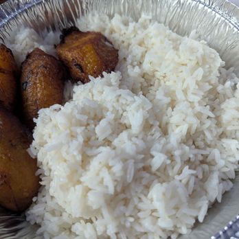 Noches de Colombia Perth Amboy - rice and maduros to go with the Mar y Mar plate - Breakfast & Brunch Near Me - Perth Amboy, New Jersey