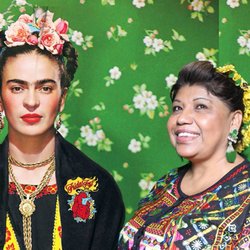 Photography By Mariana - This was a customized Green Screen for the Frida Fest it was called Portrait with Frida