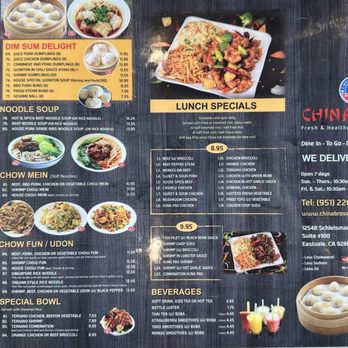China Bros - Menu - Chinese Near Me - Eastvale, California