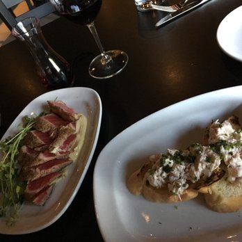 Cuvee Wine Table - Seared Tuna special and Crab Bruschetta - Wine Bars Near Me - Louisville, Kentucky
