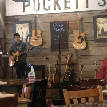 Puckett's Restaurant - Band stage. - Barbeque Near Me - Franklin, Tennessee Puckett's Restaurant - Band stage. - Barbeque Near Me - Franklin, Tennessee