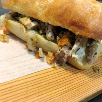 Meat & Bread - Porchetta - 10 CAD - Sandwiches Near Me - Vancouver, British Columbia Meat & Bread - Porchetta - 10 CAD - Sandwiches Near Me - Vancouver, British Columbia