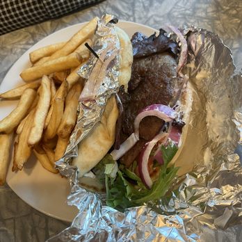 Henrys Diner - Lamb Gyro - delicious! - Diners Near Me - Burlington, Vermont