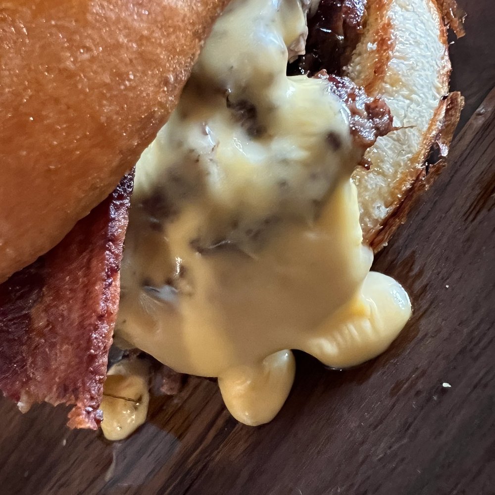 Ghostwriter Public House - "Cheesy drippy fondue on a Smashburger" - New American Near Me - Johnstown, Ohio Ghostwriter Public House - "Cheesy drippy fondue on a Smashburger" - New American Near Me - Johnstown, Ohio