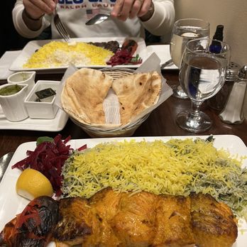 Pardis Persian Grill - Mahi kebab with baghali polo - Persian/Iranian Near Me - Ridgewood, New Jersey