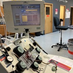 Versiti Blood Center of Illinois - The machine they use to donate platelets, plasma, and something else other than whole blood donation
