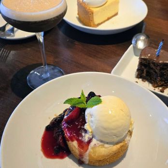 Nick's On 2nd - Espresso martini and dessert (butter cake?). - New American Near Me - Long Beach, California Nick's On 2nd - Espresso martini and dessert (butter cake?). - New American Near Me - Long Beach, California