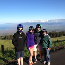 Quick break on the ride down Haleakala. Quick break on the ride down Haleakala.
