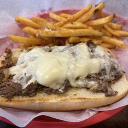 Camo Kitchen - Beef Philly Cheesesteak with Fries