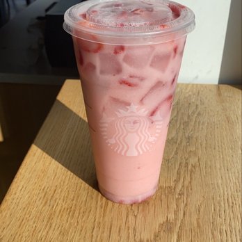 Starbucks - treinta pink drink with extra starwberries - Coffee & Tea Near Me - Pasadena, California Starbucks - treinta pink drink with extra starwberries - Coffee & Tea Near Me - Pasadena, California