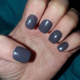No chip acrylic fill-in.