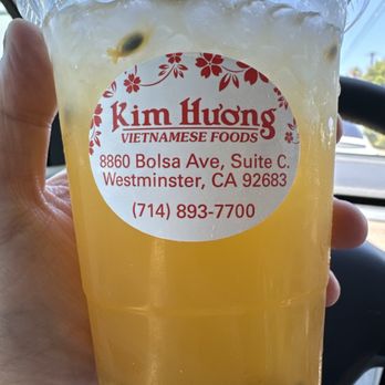 Kim Huong - Passion fruit drink - Desserts Near Me - Westminster, California