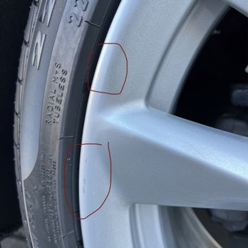 Unique Auto Spa Oil & Lube - Rim has paint chipped (Damage)after guide rail malfunction - Car Wash Near Me - Downey, California Unique Auto Spa Oil & Lube - Rim has paint chipped (Damage)after guide rail malfunction - Car Wash Near Me - Downey, California
