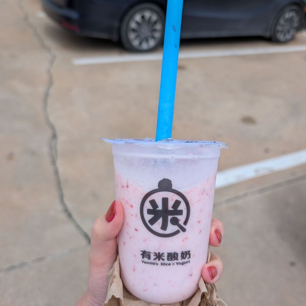 Yomie's Rice x Yogurt - Strawberry yogurt - Ice Cream & Frozen Yogurt Near Me - Carrollton, Texas Yomie's Rice x Yogurt - Strawberry yogurt - Ice Cream & Frozen Yogurt Near Me - Carrollton, Texas
