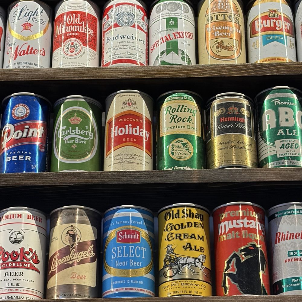 Archives Bar and Grill - portion of the beer can wall - Wine Bars Near Me - Burlington, Wisconsin Archives Bar and Grill - portion of the beer can wall - Wine Bars Near Me - Burlington, Wisconsin