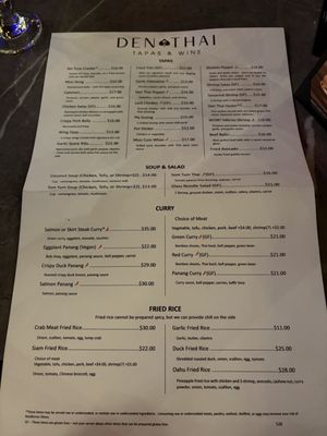 Menu photo 1 Den Thai Denver, CO