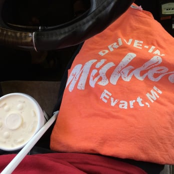 Mishler's Drive In - Had to get a t-shirt and one more butterscotch malt! - Fast Food Near Me - Evart, Michigan Mishler's Drive In - Had to get a t-shirt and one more butterscotch malt! - Fast Food Near Me - Evart, Michigan