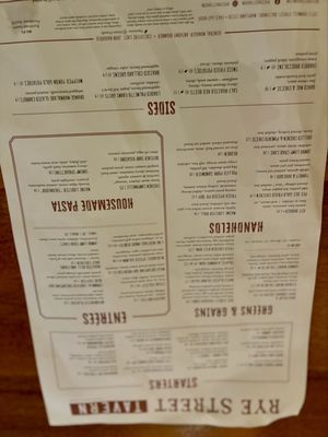 Menu photo 8 Rye Street Tavern Baltimore, MD Menu photo 8 Rye Street Tavern Baltimore, MD