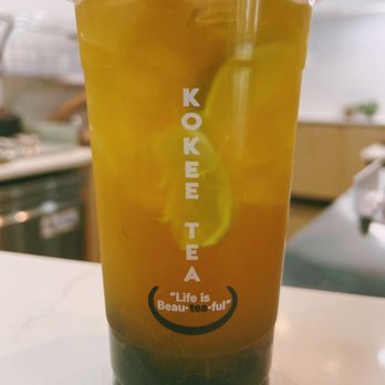 Kokee Tea - Mango Virgin Mojito (50% Sugar, Less Ice & Boba) - Coffee & Tea Near Me - Towson, Maryland