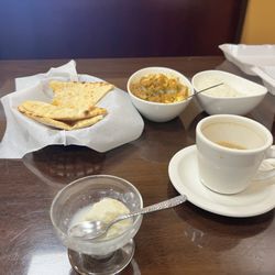 Robins-Taste of India - Cheese naan, paneer masala, rice, masala tea