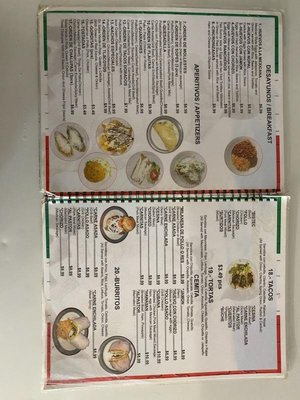 Menu photo 2 La China Poblana Baltimore, MD