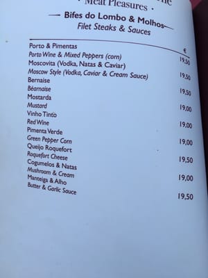 Menu photo 1 Os Prazeres da Carne Cascais, 20