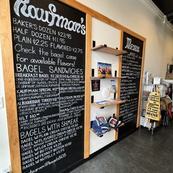 Kaufman's Coffee & Bagels - the menu - Bagels Near Me - Albuquerque, New Mexico