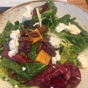 The Fig & The Judge - Salad with goat cheese, pecans, beets and squash. Quite good. - New American Near Me - Seattle, Washington The Fig & The Judge - Salad with goat cheese, pecans, beets and squash. Quite good. - New American Near Me - Seattle, Washington