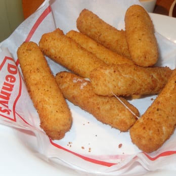 Denny's - Mozzarella Sticks (8 for $6.53). We also received some marinara sauce and Ranch dipping sauce. - American Near Me - Hayward, California