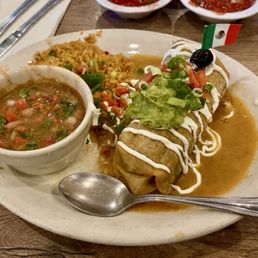 Ground Beef chimichanga