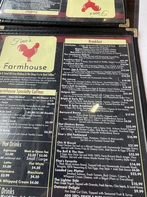 Menu photo 1 Fina's Farmhouse Staten Island, NY Menu photo 1 Fina's Farmhouse Staten Island, NY