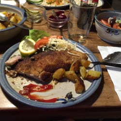 Restaurant Pottegården - Skinkeschnitzel med det hele