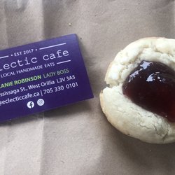 Eclectic Cafe - Strawberry Thumb Print cookie so Good