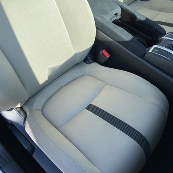 MCSD Detailing Services - This is the seat that was awfully stained and Jorge got them off! Thank you - Auto Detailing Near Me