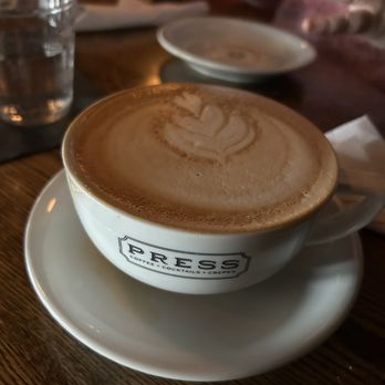 PRESS Coffee Crêpes Cocktails - Caramel latte - Creperies Near Me - Graham, North Carolina PRESS Coffee Crêpes Cocktails - Caramel latte - Creperies Near Me - Graham, North Carolina